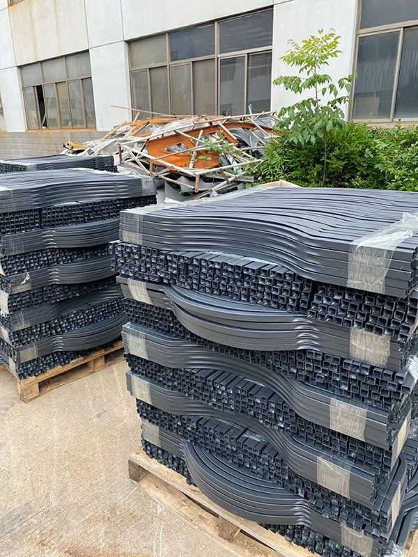 代加工碧桂園小豎桿陽臺弧形管